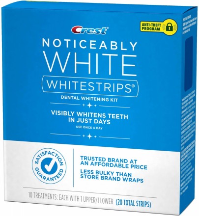CREST WHITESTRIPS NOTICEABLY WHITE