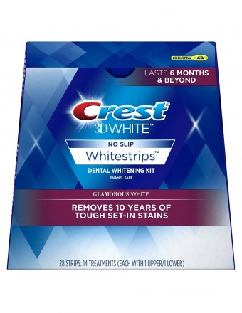 Отбеливающие полоски CREST 3D WHITE LUXE GLAMOROUS WHITE WHITESTRIPS 52 г