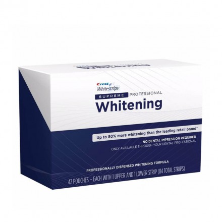 Отбеливающие полоски CREST WHITESTRIPS SUPREME PROFESSIONAL 7 ДНЕЙ 7 пакетиков
