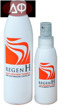 Набор андрогенетический для лечения выпадения волос у мужчин и женщин (Шампунь + Лосьон)  / Regen H 250 мл и 100 мл