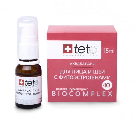 Биокомплекс для лица, шеи, декольте с фитоэстрогенами 40+ / Tete Cosmeceutical 15 мл
